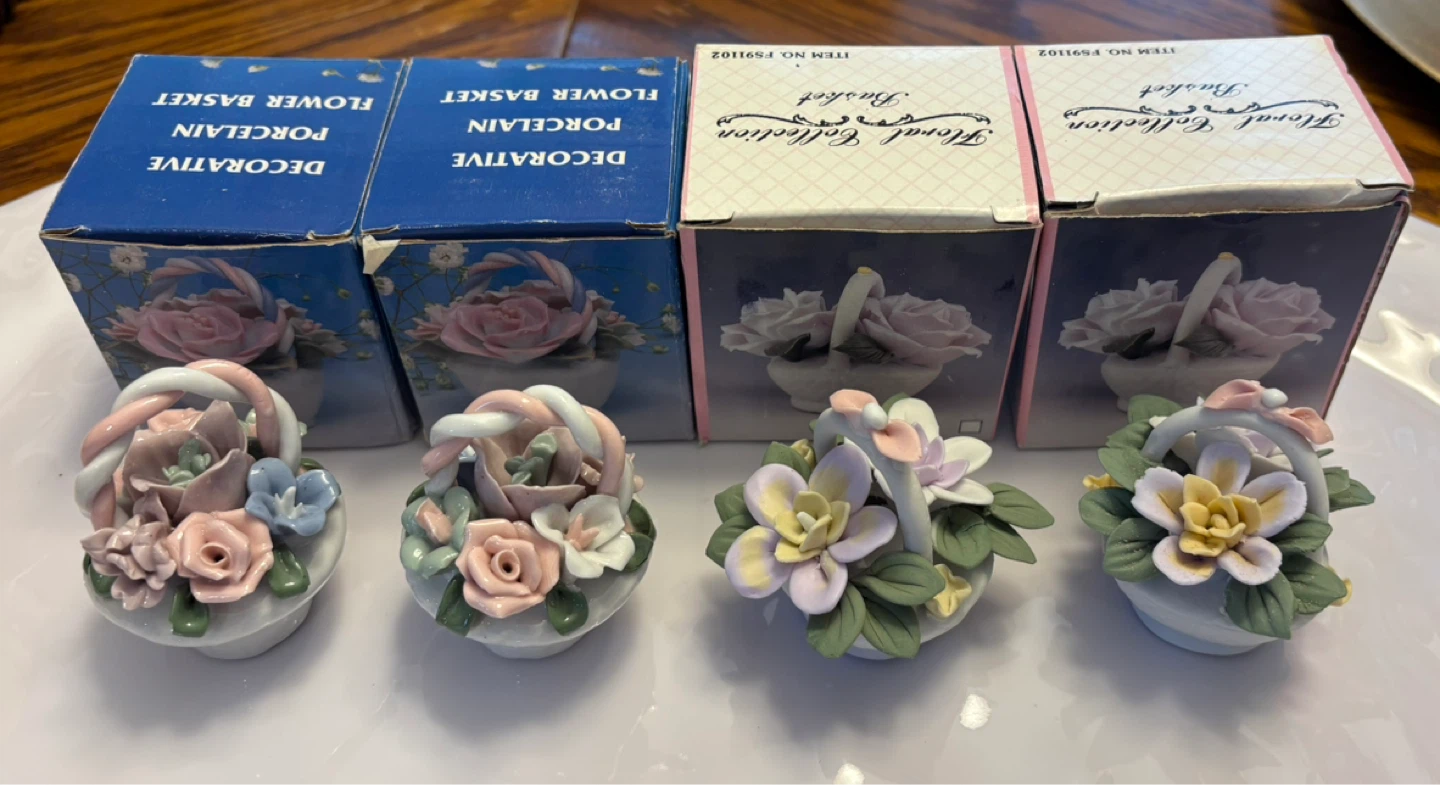 ✨✨Decorative Porcelain/Ceramic Flower Baskets