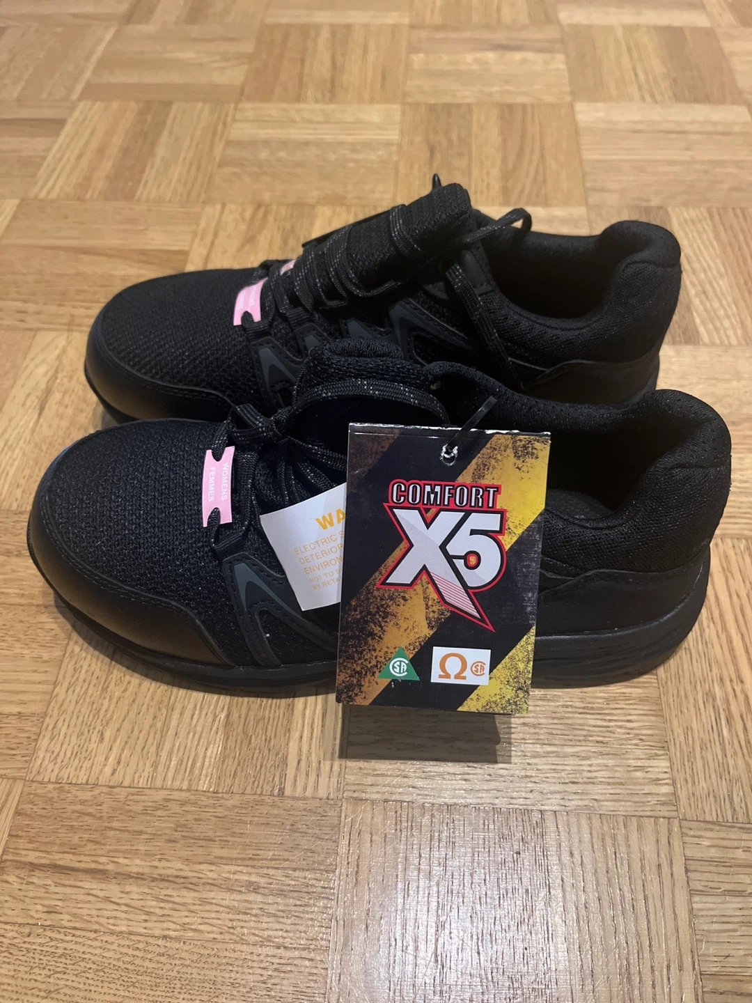 Comfort X5 Black Safety Shoes Women’s Size 7 - photo 2