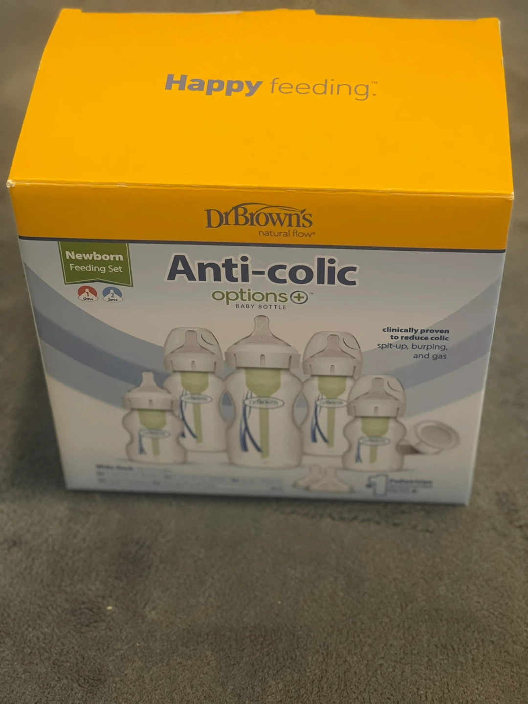 Dr. Brown's Anti-Colic Options+ Newborn Feeding Set