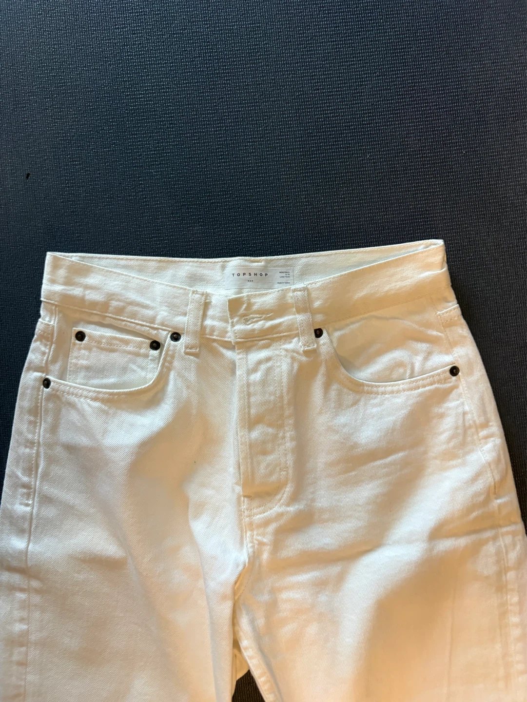 Topshop White 'Dad' Jeans W26/L30 - photo 3