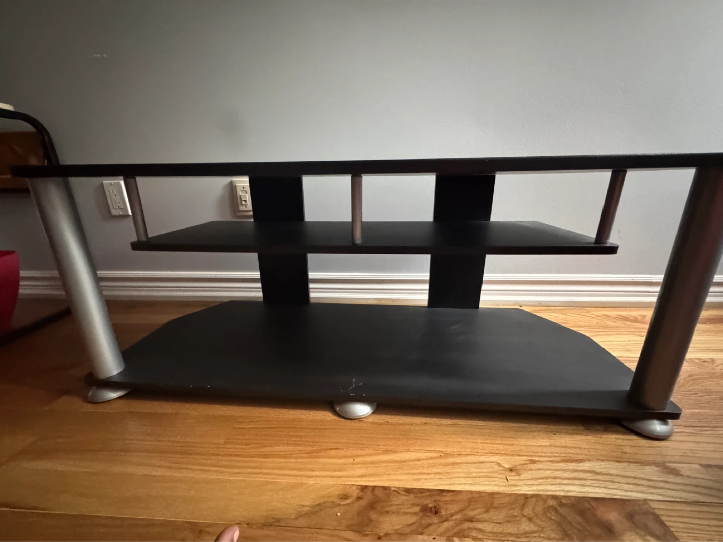 Black 3-Tier TV Stand - photo 4