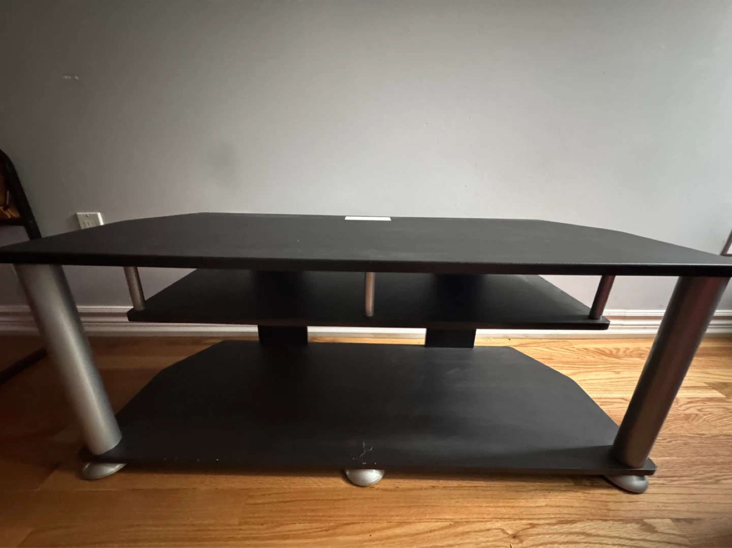Black 3-Tier TV Stand - photo 3