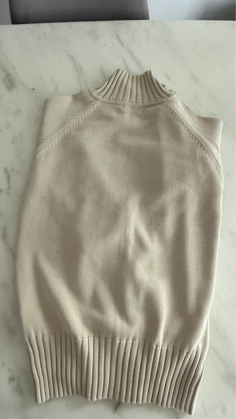 Modissa Cotton Zip-Up Sweater - Size S - photo 4