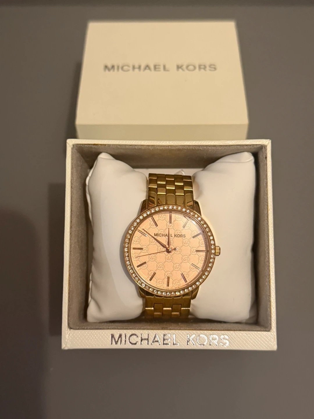 Michael Kors Women's Rose Gold Tone Stainless Steel Watch