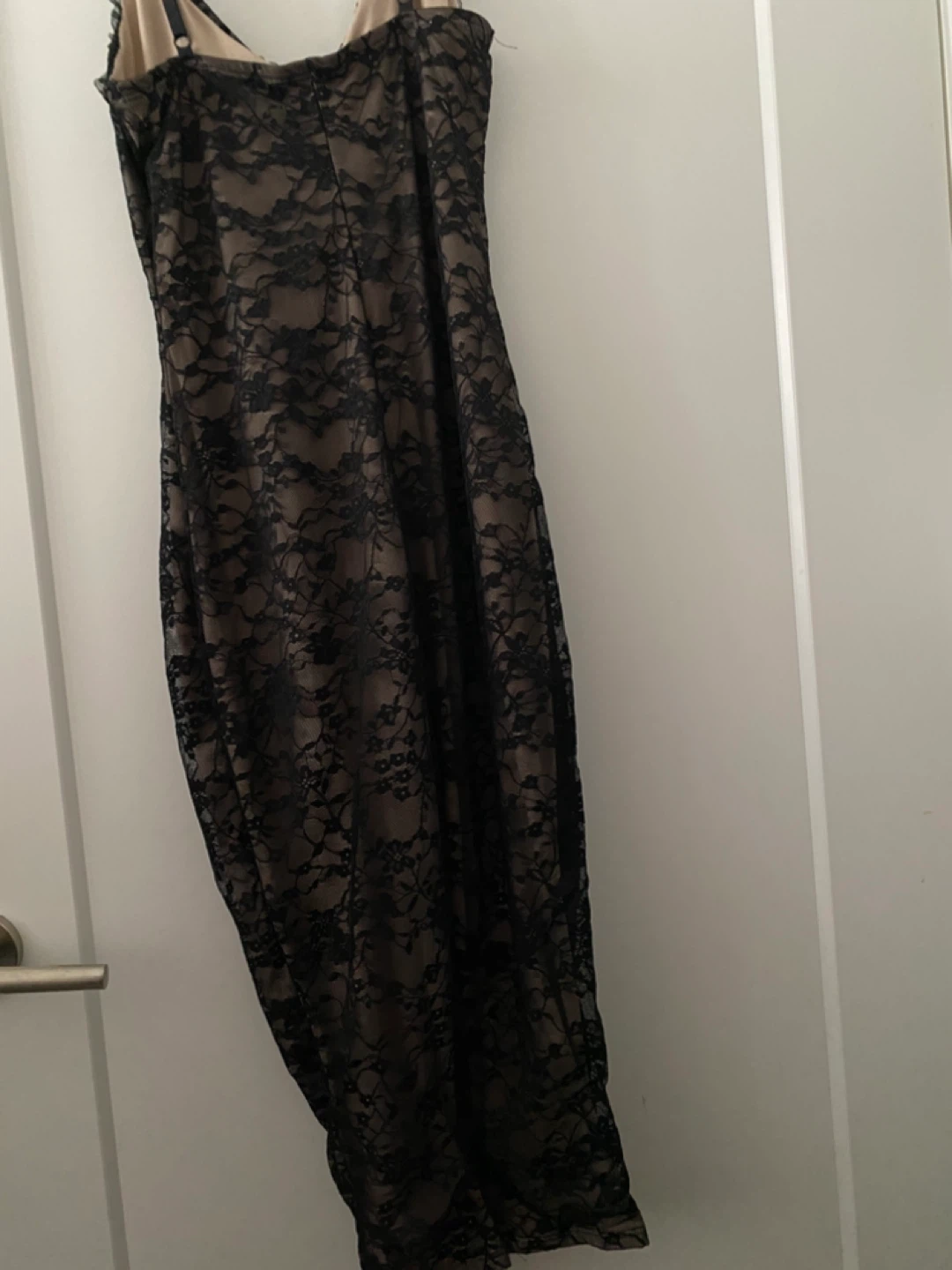 Fashion Nova Sabrina Lace Capri Jumpsuit Black Size L - photo 2
