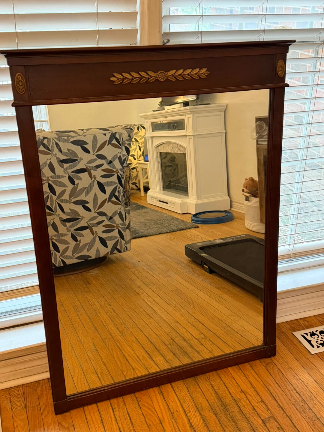 Wood Framed Decorative Mirror
