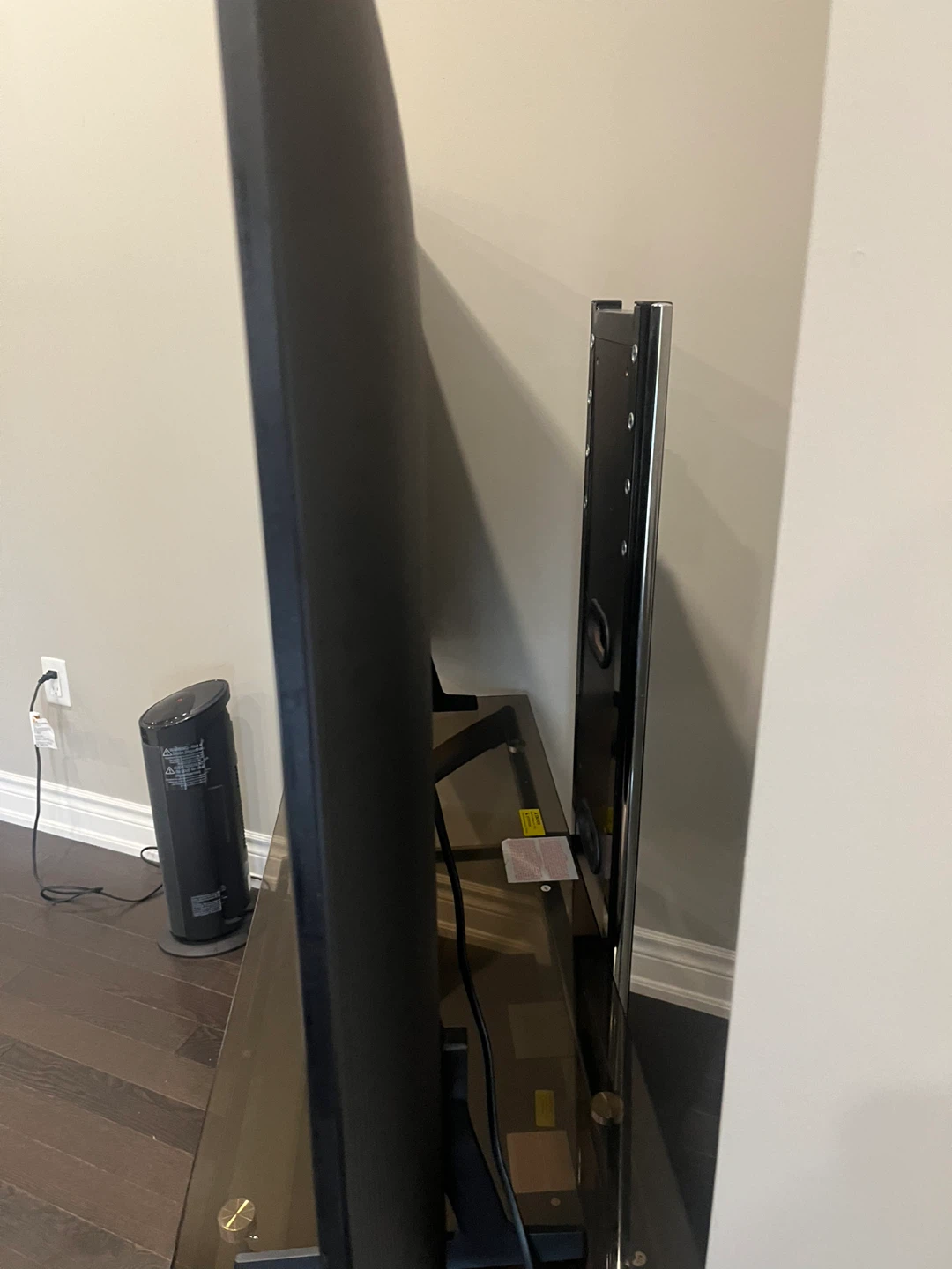 Glass and Wood TV Stand - photo 4