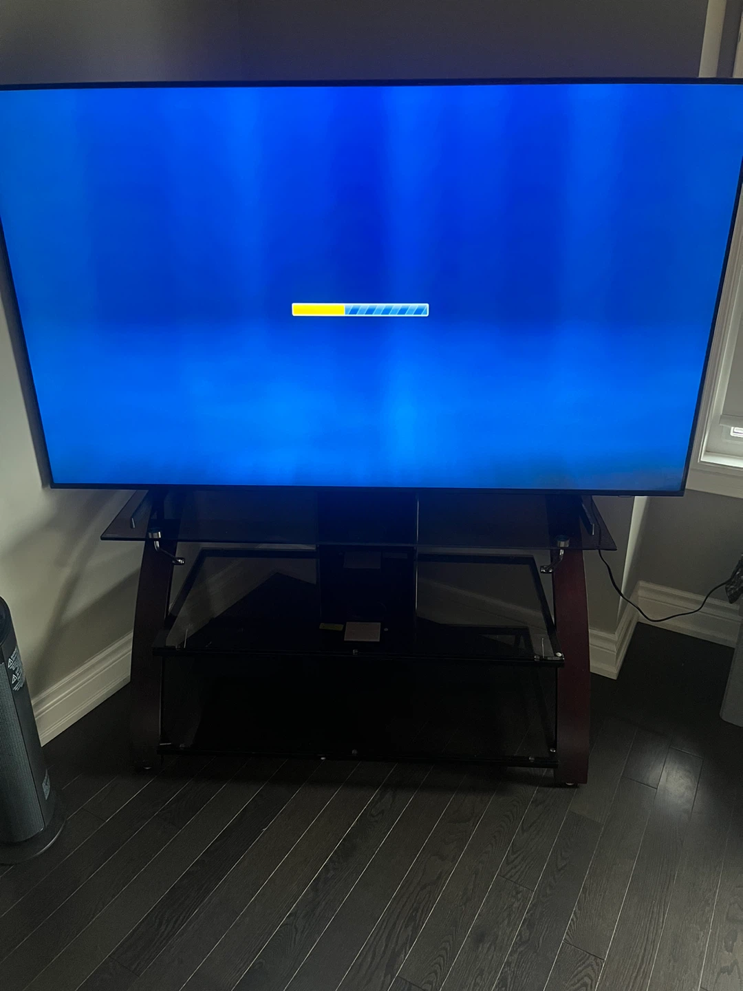 Glass and Wood TV Stand - photo 3