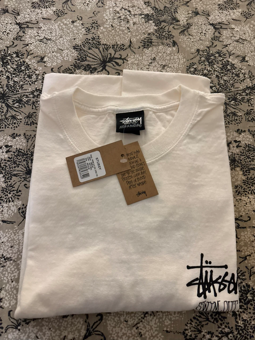 Stüssy "Swim Out" Graphic T-Shirt Size Medium With Tag