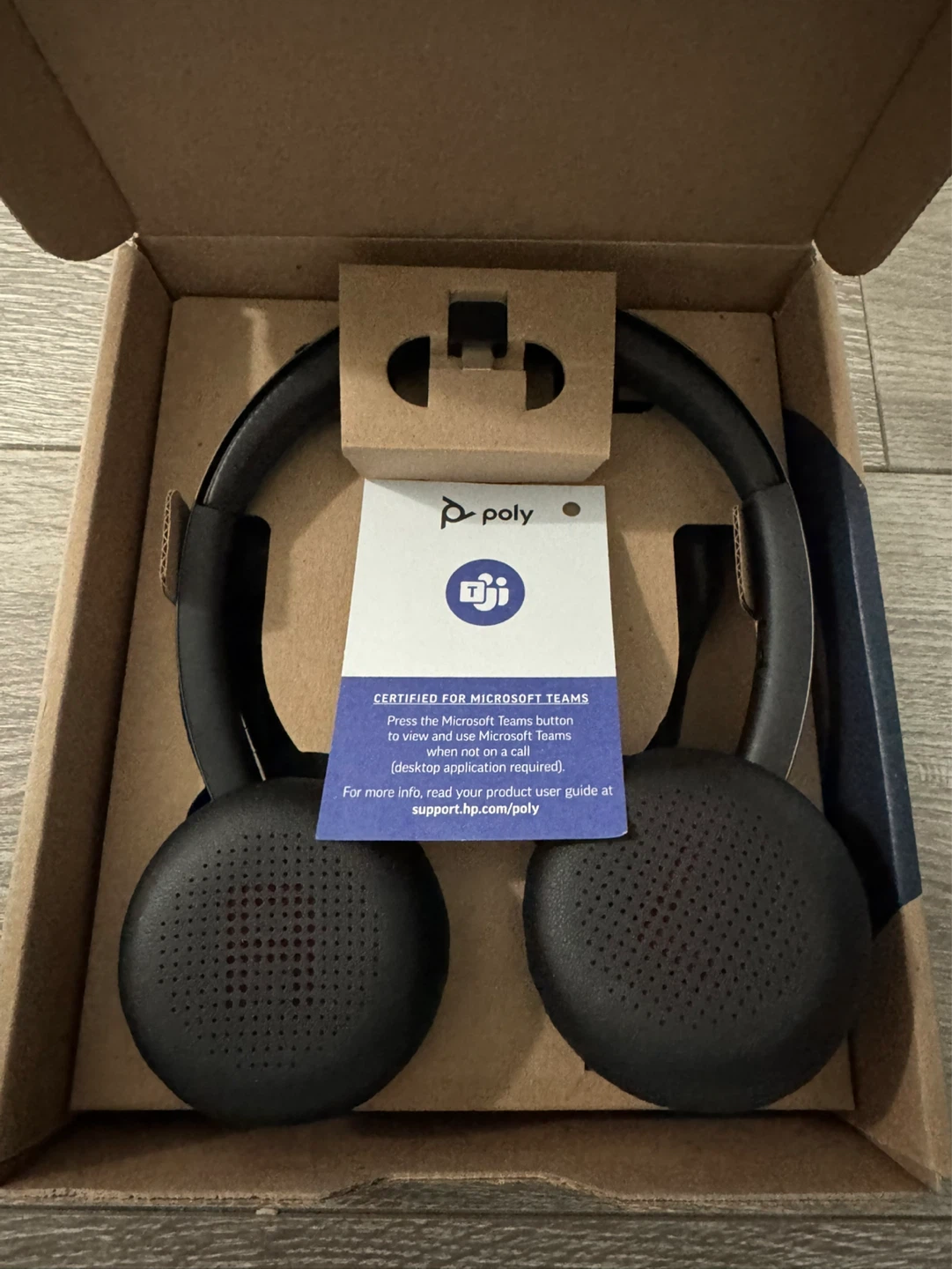 Brand New - Teams - Poly Voyager 4320 UC Headset - Black