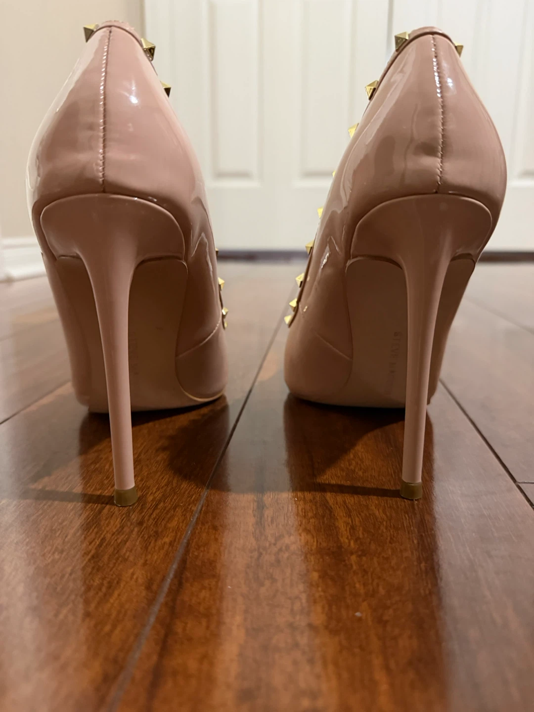 Steve Madden Studded Heels - Pink Patent - photo 2