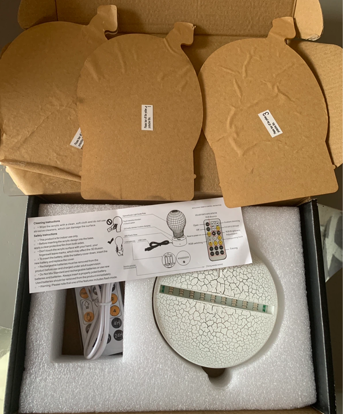 3D Lamp Illusion Light,Brand New - photo 3