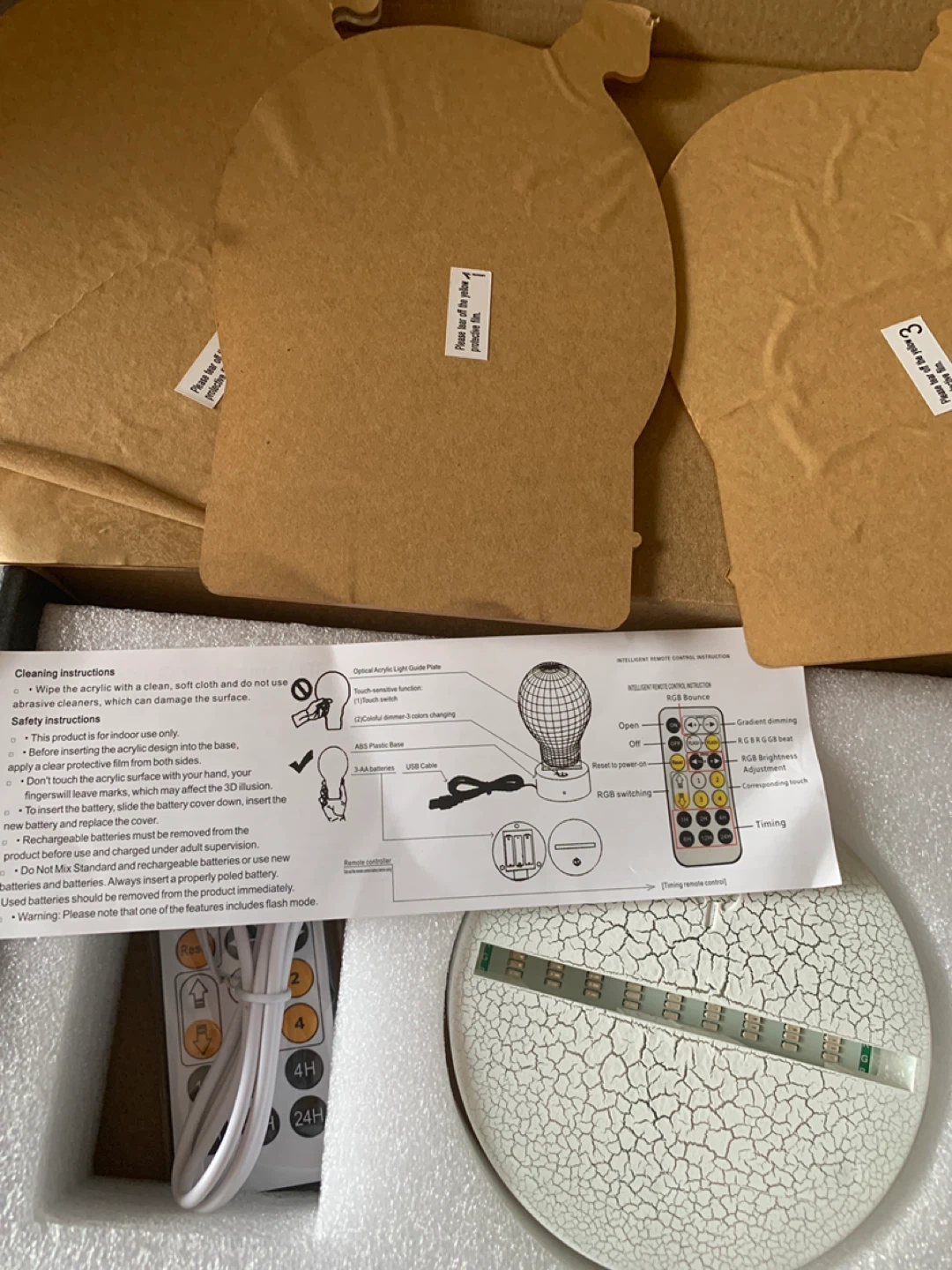3D Lamp Illusion Light,Brand New - photo 4