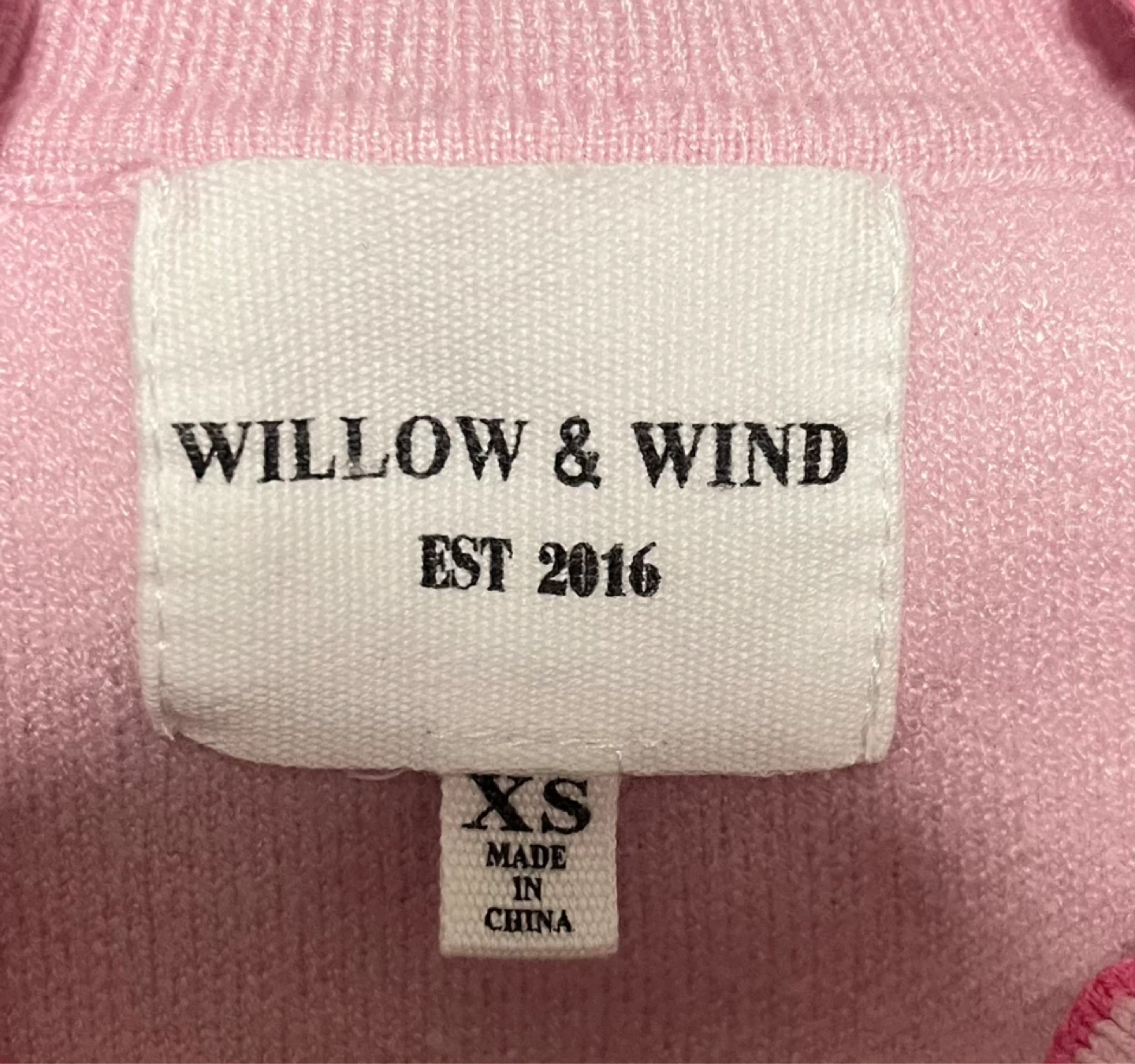 Like New Willow & Wind Pink Bow Sweater - XS - photo 2