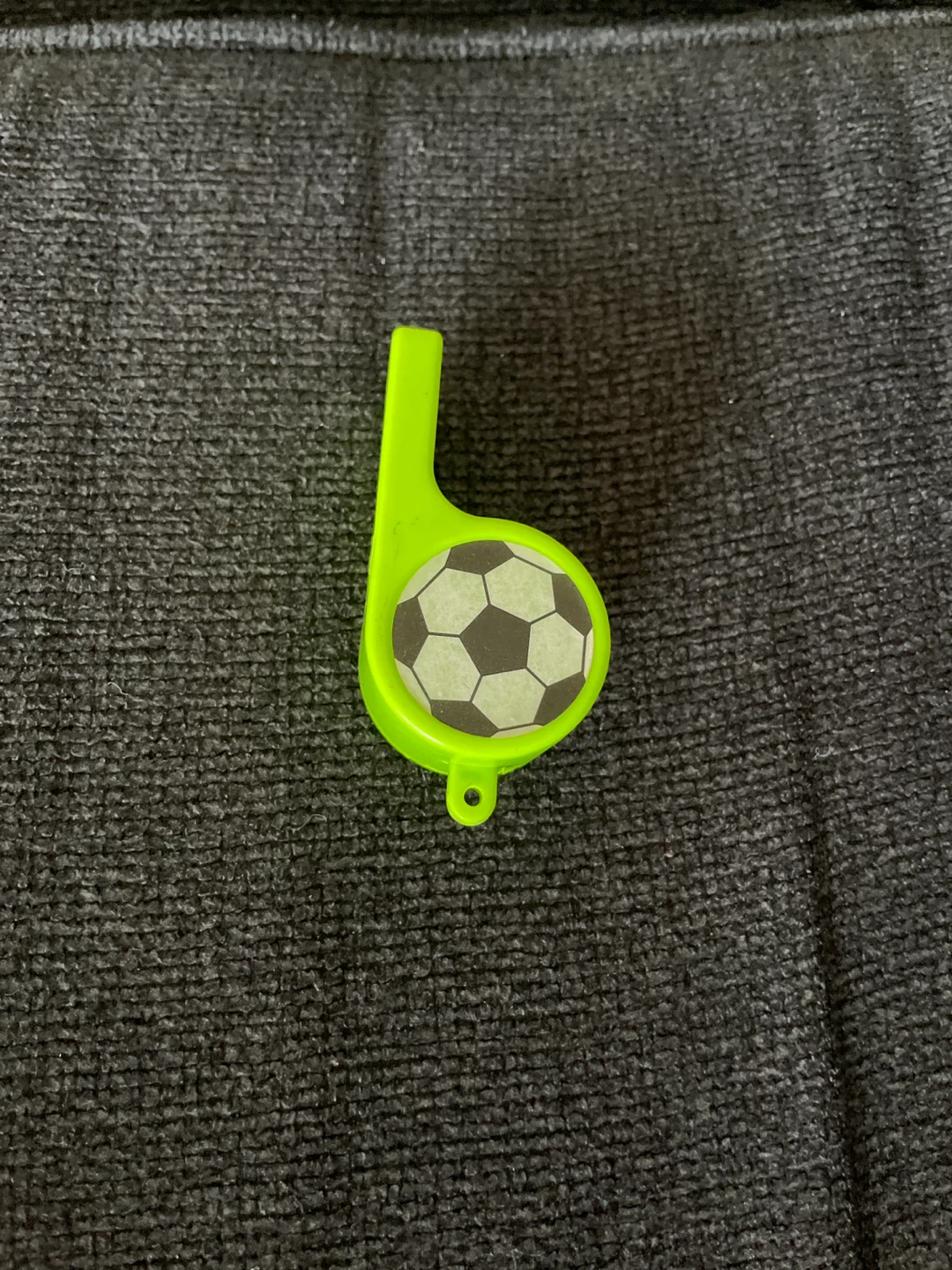 Soccer Ball Whistle Keychain