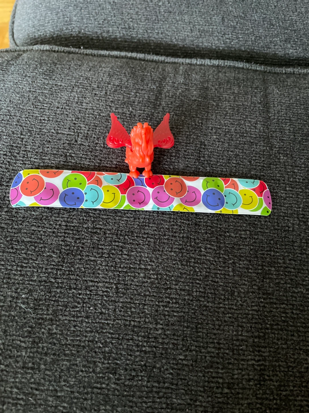 Happy Face Rainbow Smile Hair Clip