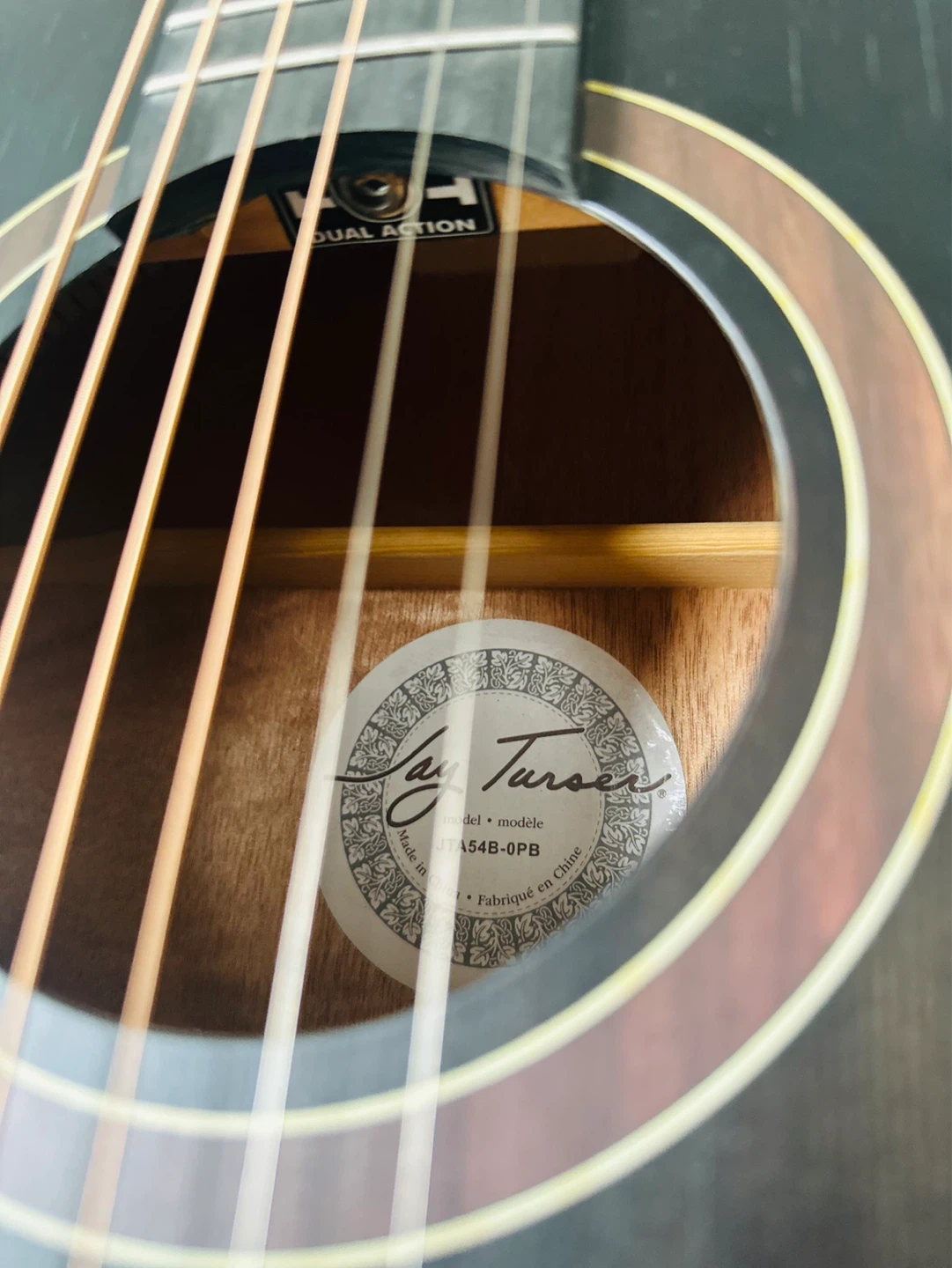 Smooth Playing Jay Turser Acoustic Guitar with Bevel Cut - photo 3