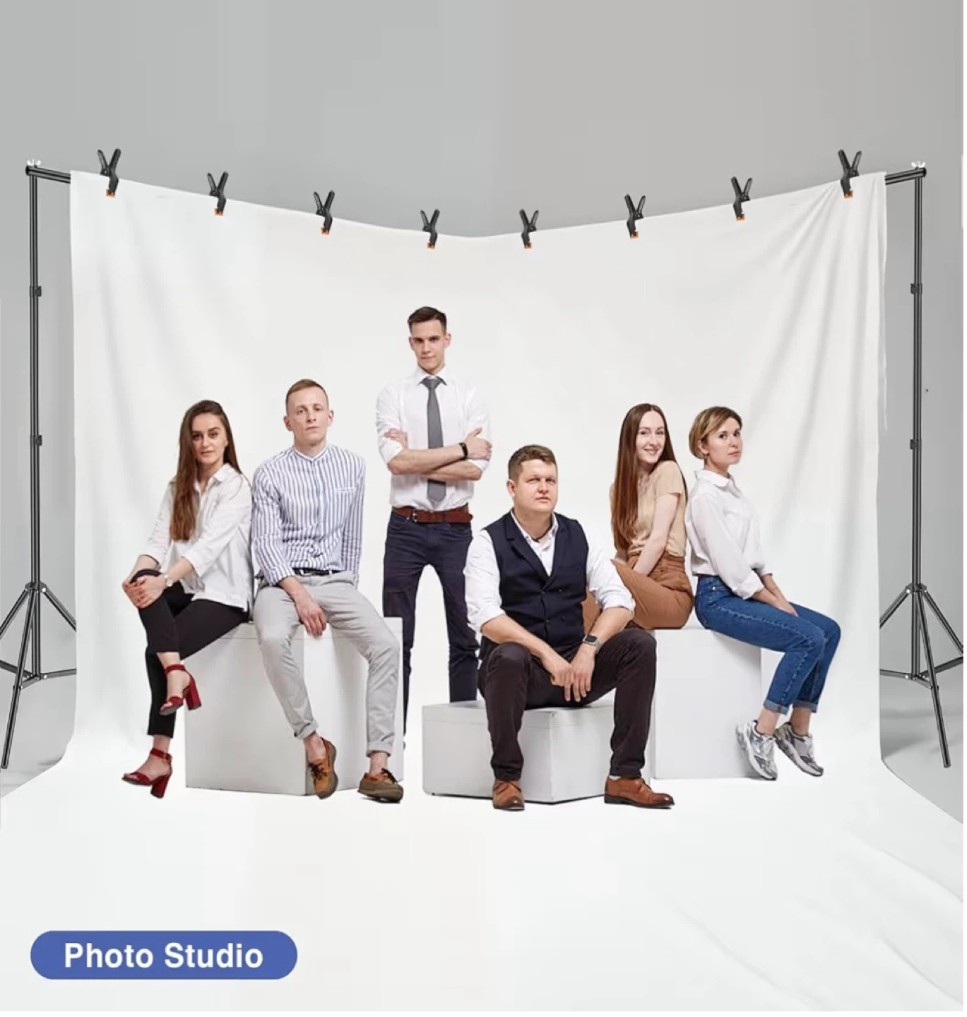 EMART Wide-Angle Rotatable Backdrop Stand Kit - photo 5