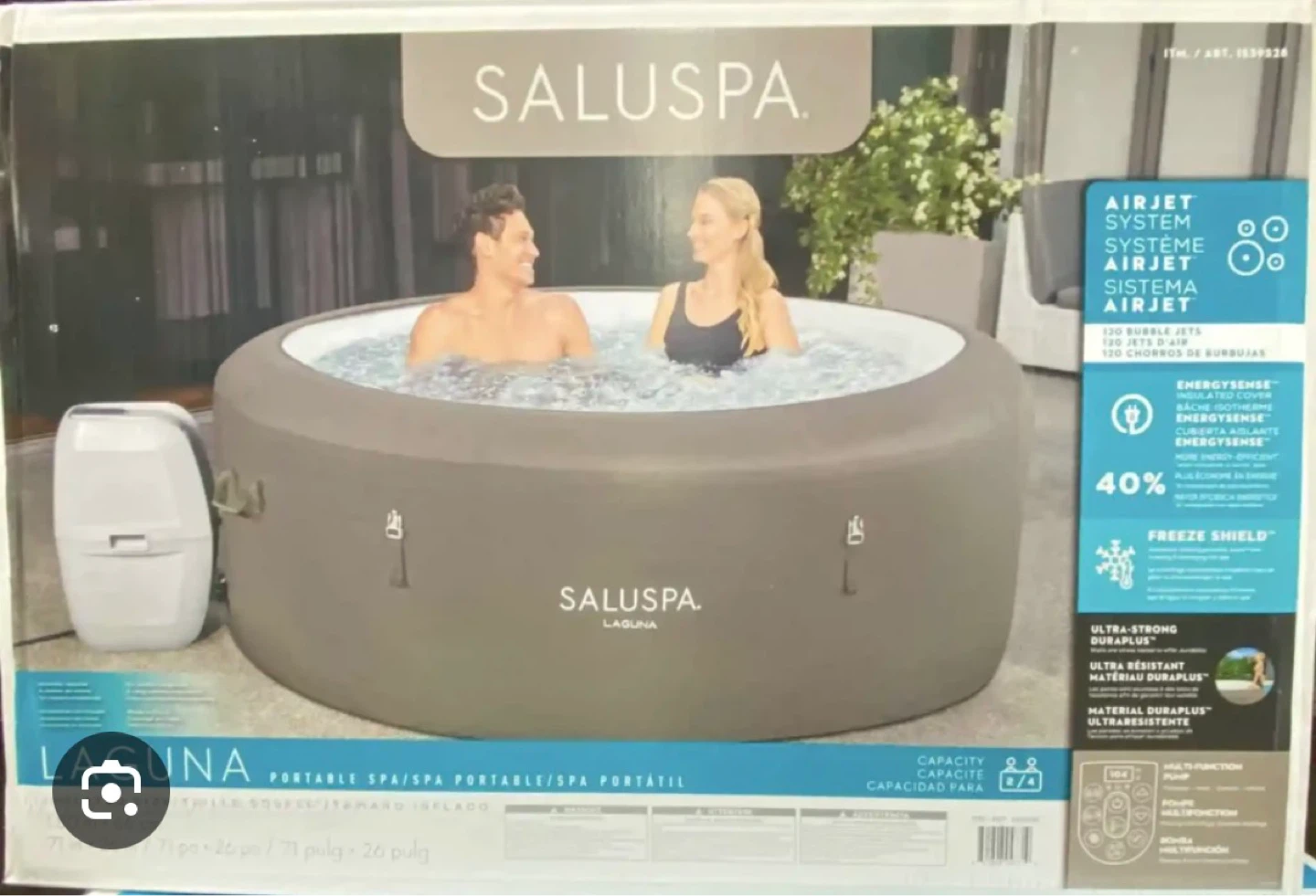 Saluspa Laguna Portable Spa Hot Tub - photo 4