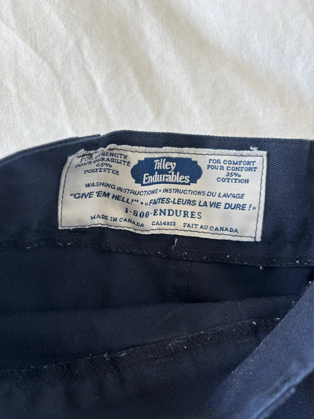 Tilley Endurables Navy Shorts - Size 34 - photo 3
