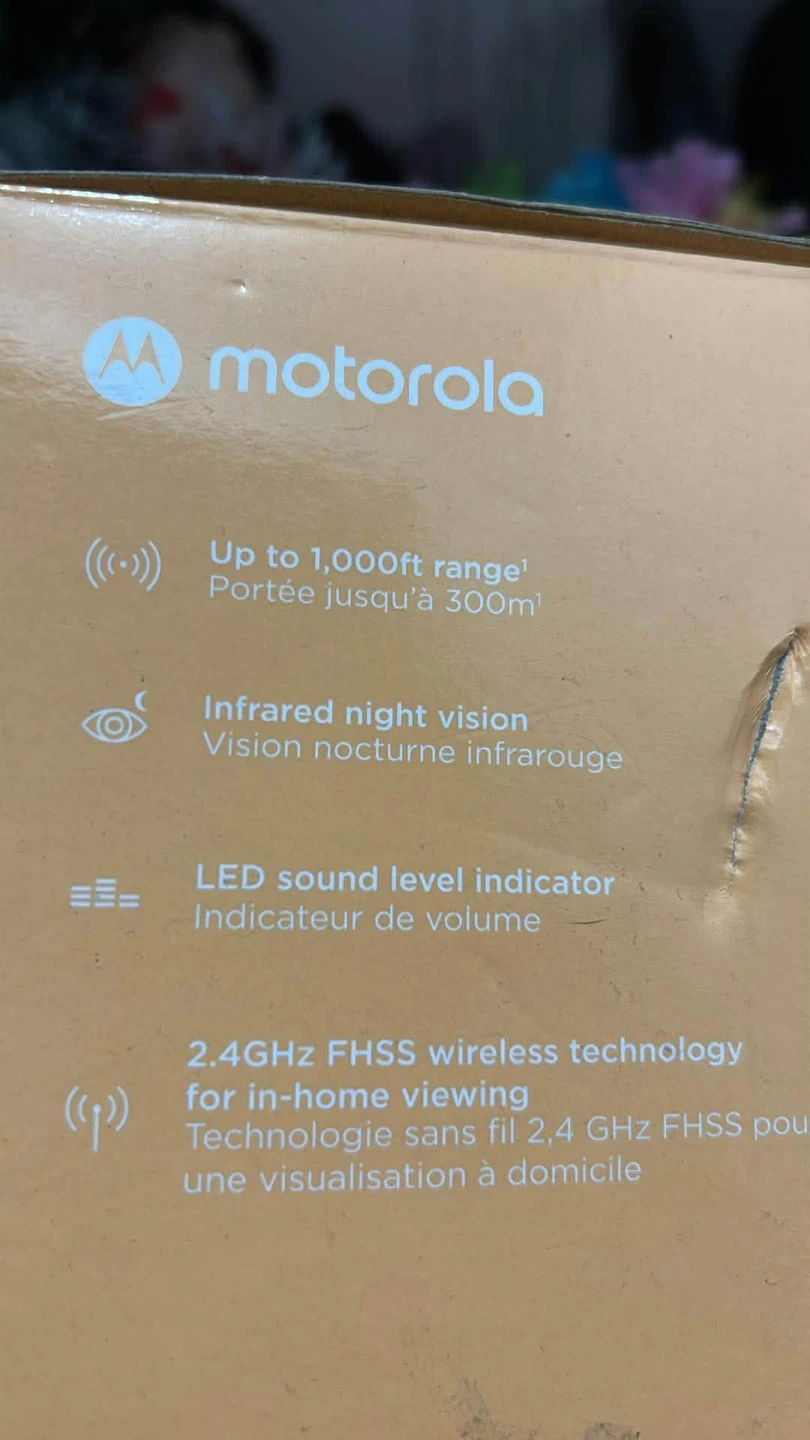 Motorola VM76 5.0" Video Baby Monitor - photo 4