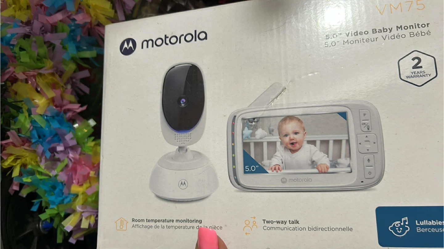 Motorola VM76 5.0" Video Baby Monitor - photo 3