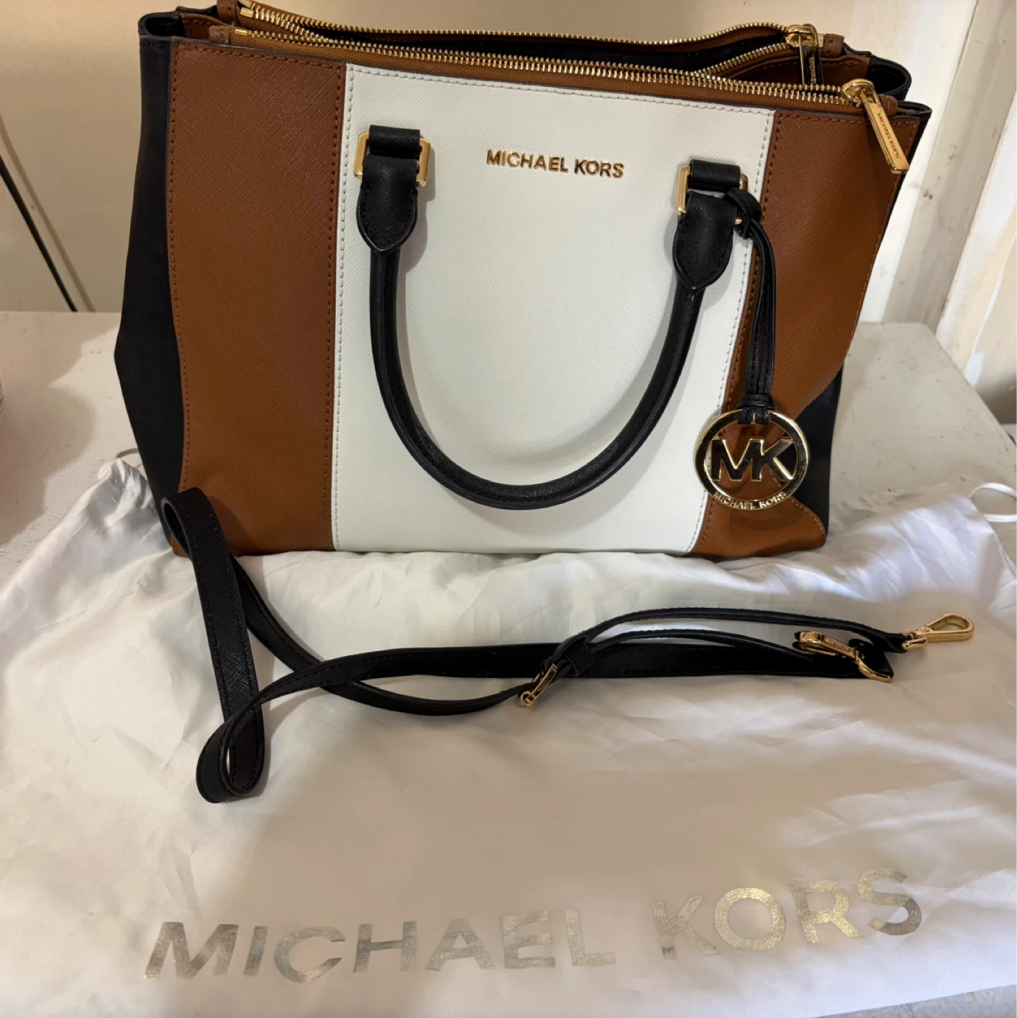 Michael Kors Satchel Handbag - Tricolor