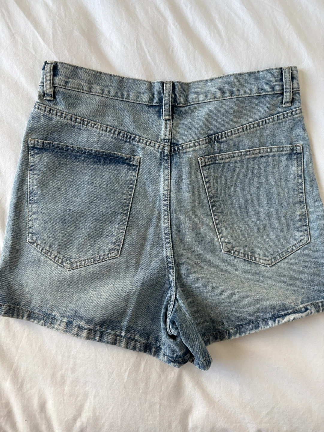 REUSED Women's Denim Shorts Size 30 - photo 2