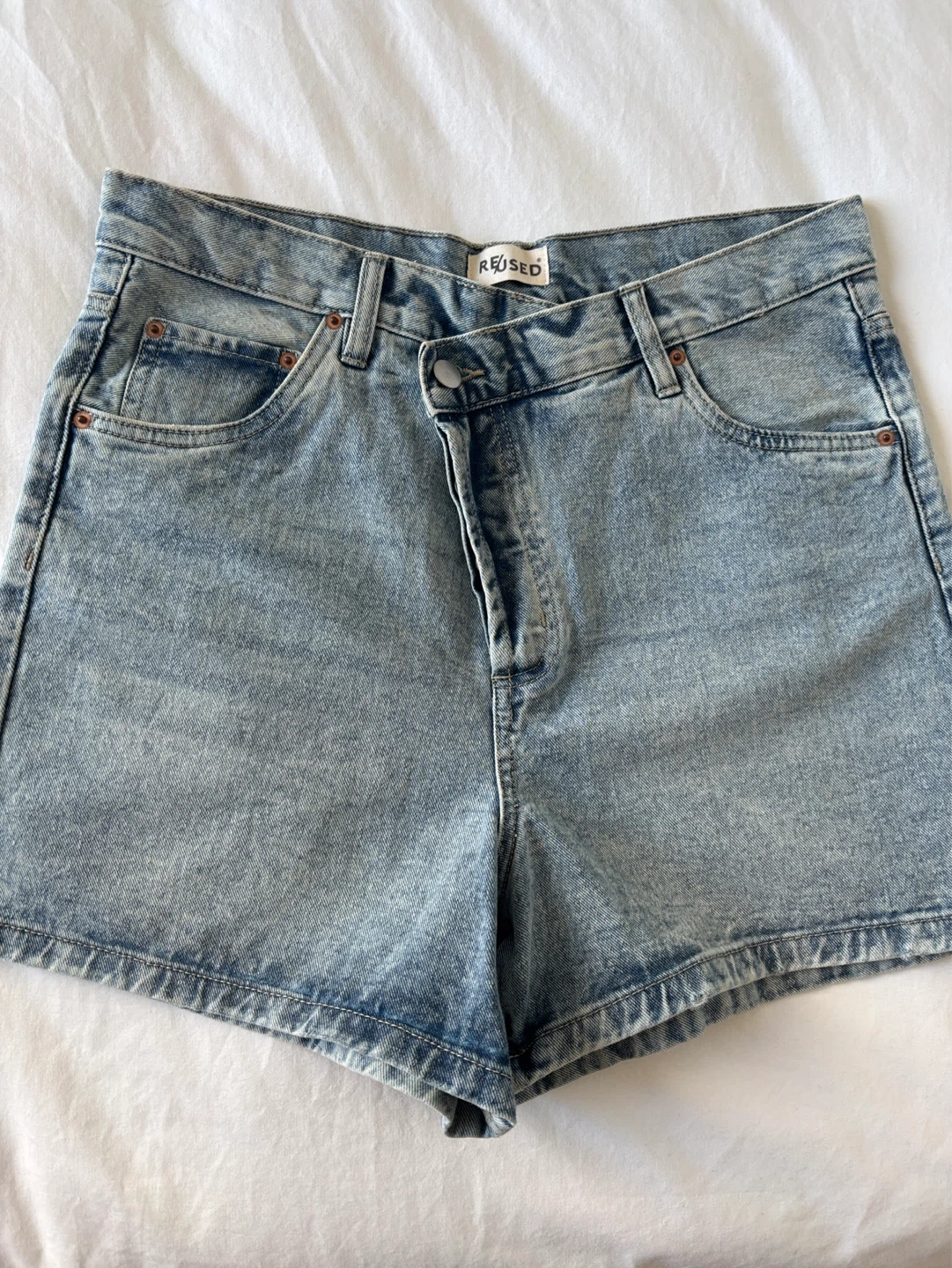REUSED Women's Denim Shorts Size 30