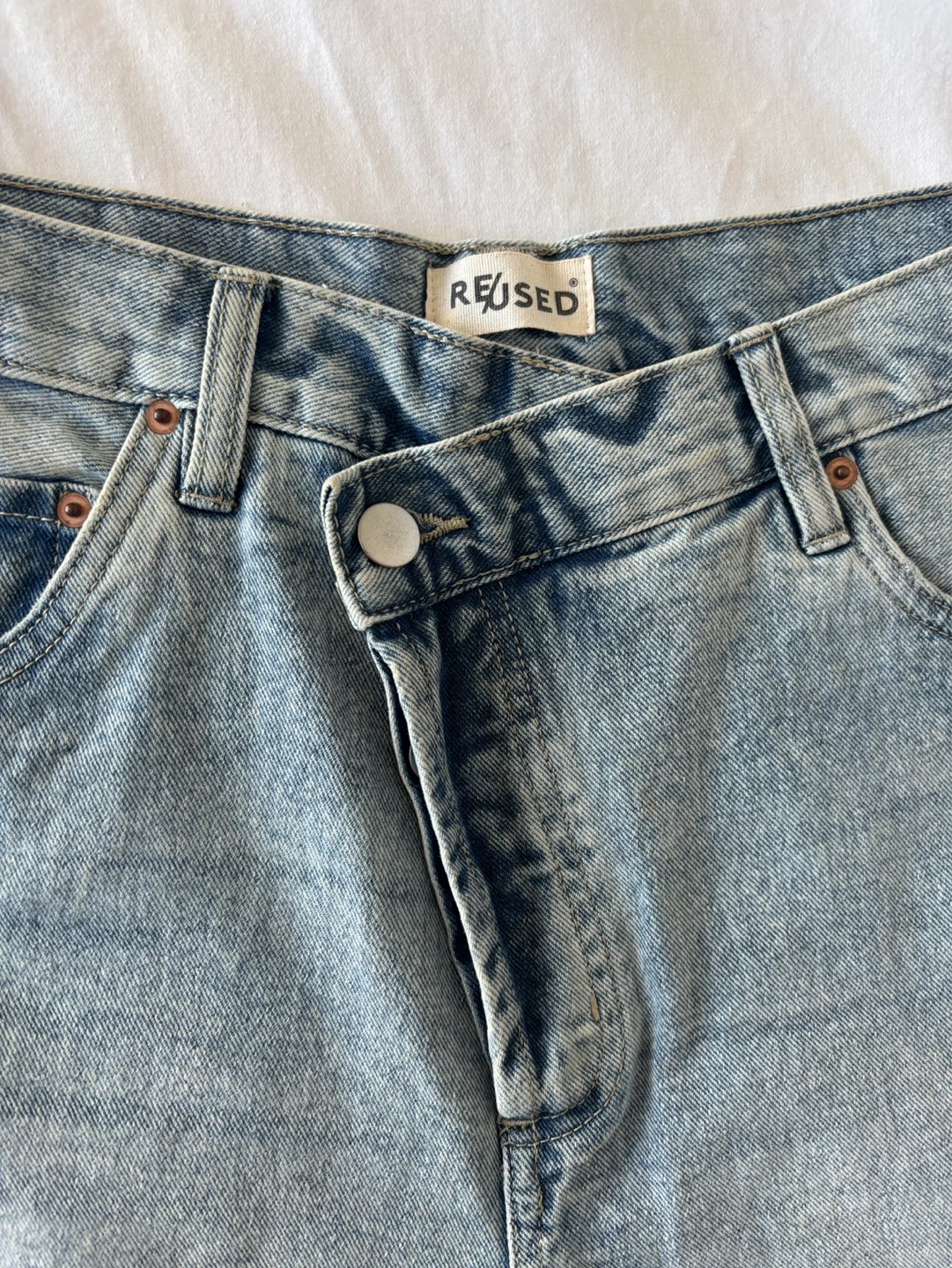 REUSED Women's Denim Shorts Size 30 - photo 3