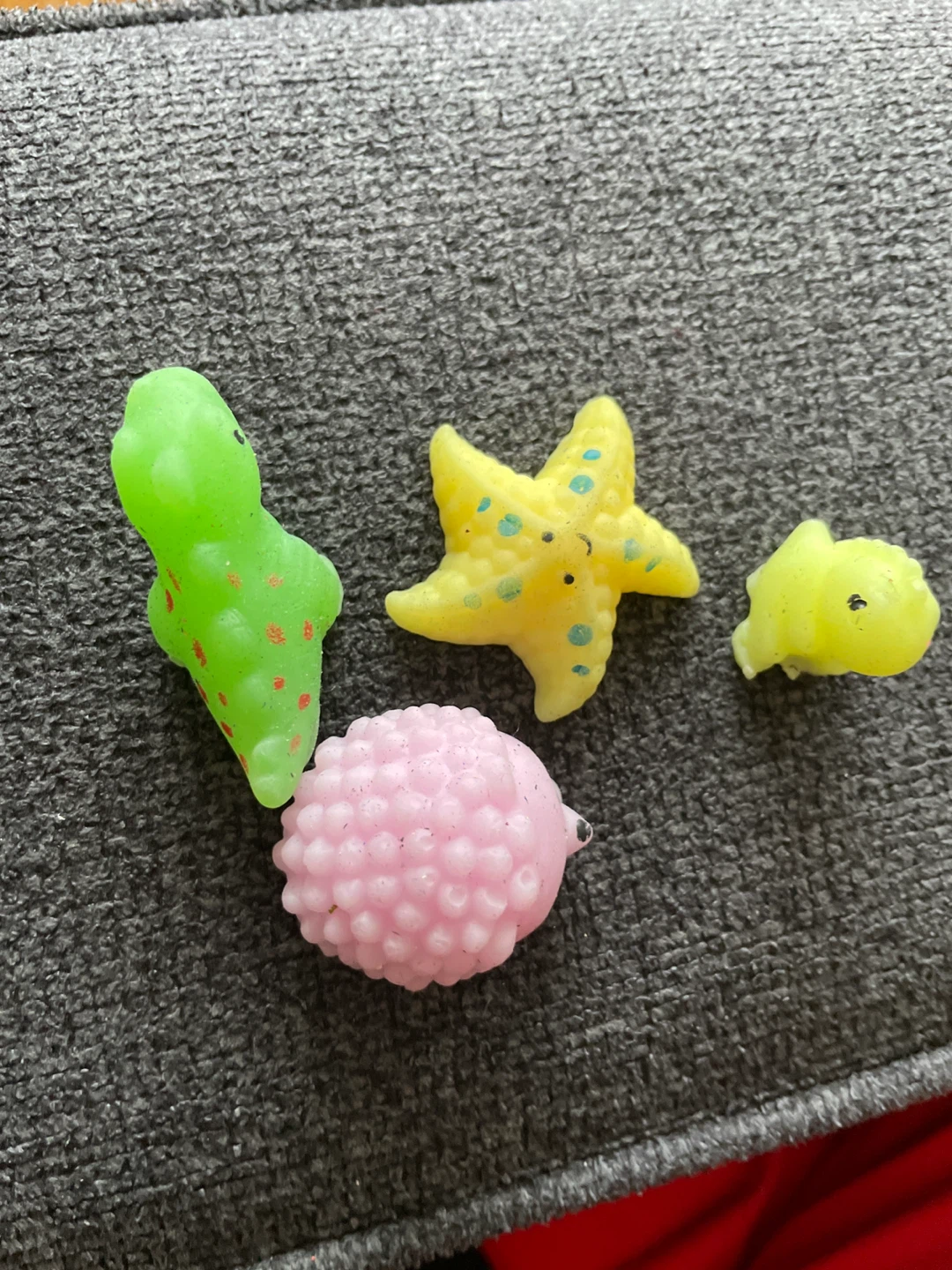 Set of 4 Squishy Animal Toys