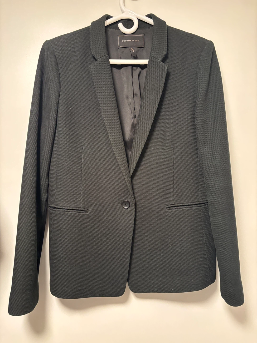 BCBGMAXAZRIA Women's Black Blazer Size L