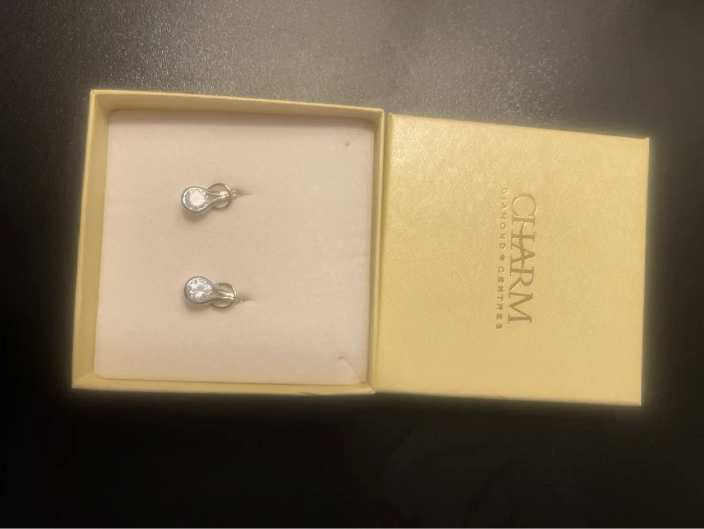 Charm Diamond Centres Earrings - photo 2