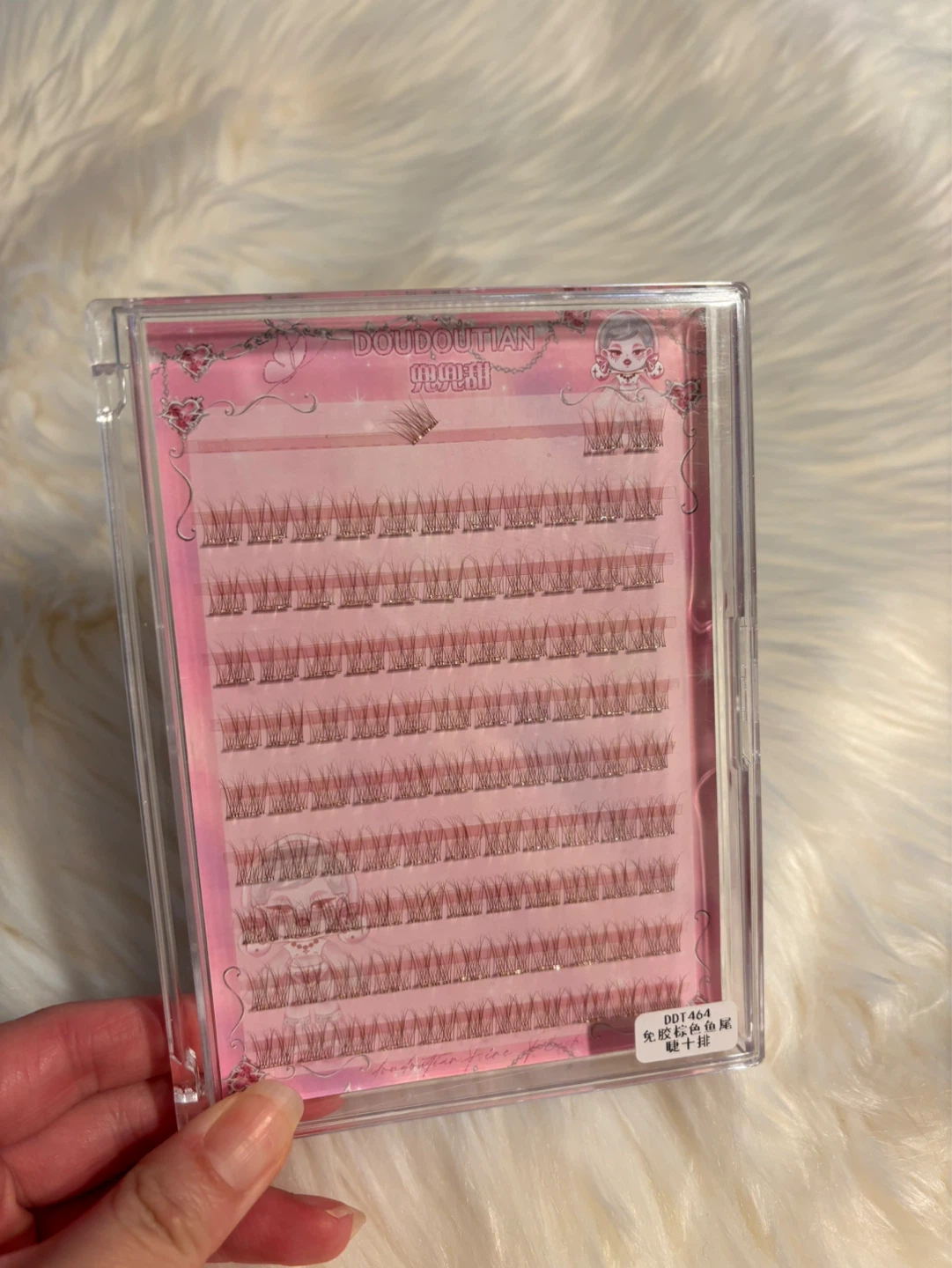 Natural Individual Cluster Lashes Self Adhesive - photo 2