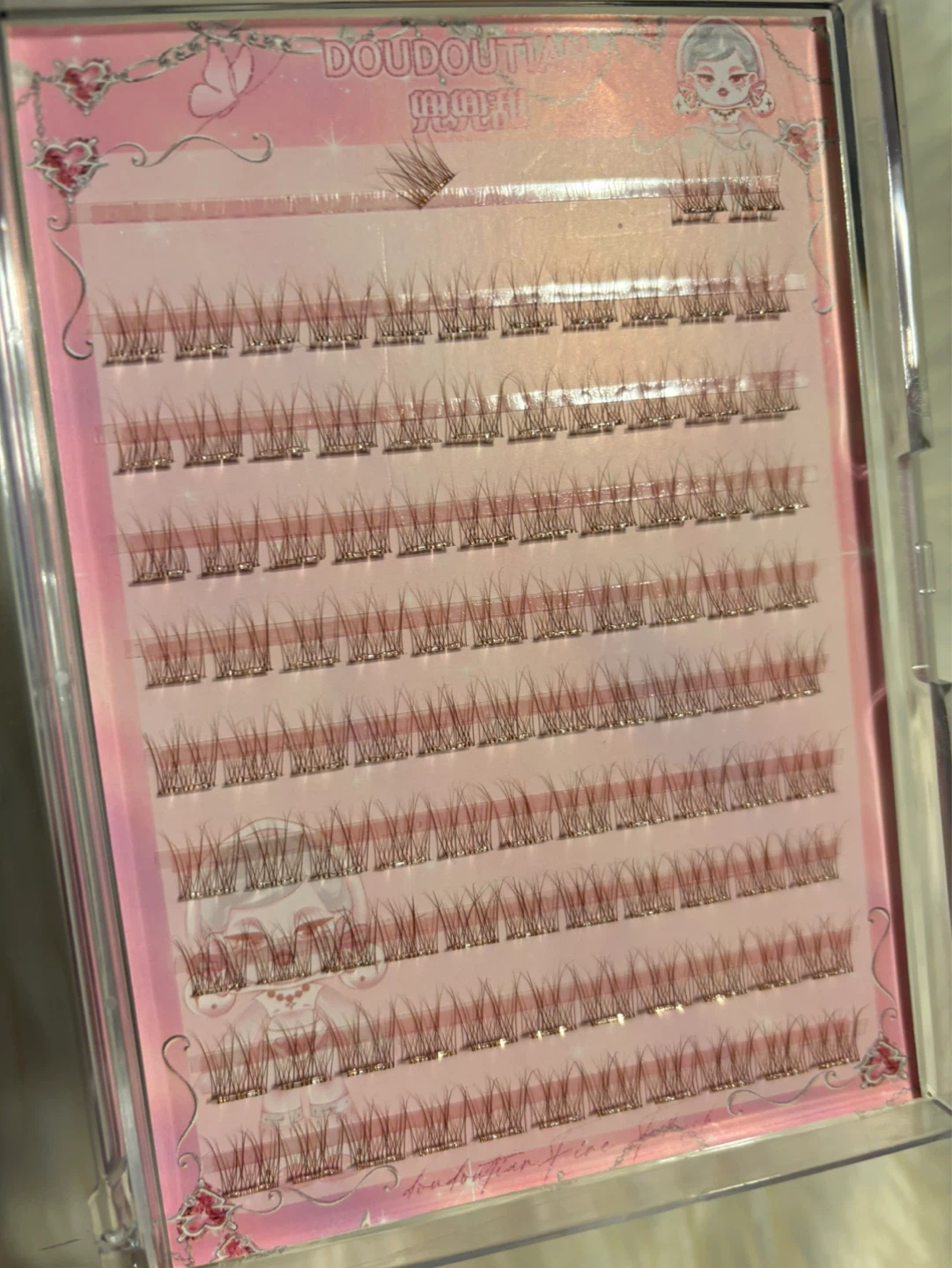 Natural Individual Cluster Lashes Self Adhesive - photo 3