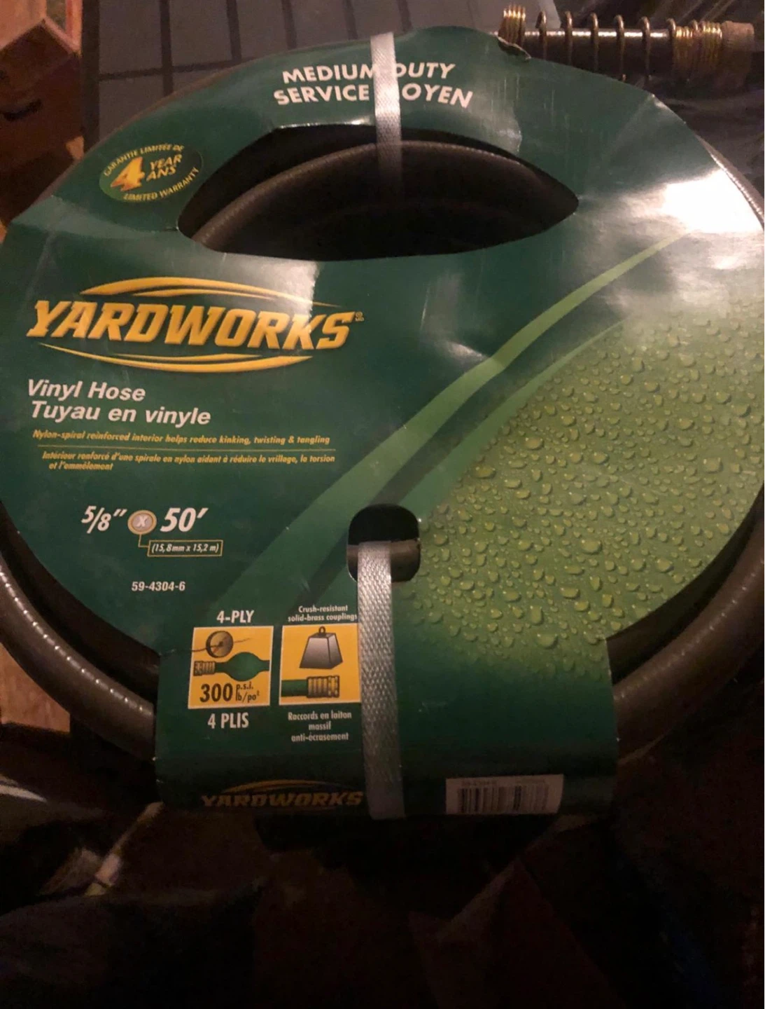 Yardworks Medium Duty Vinyl Hose 50' - photo 2