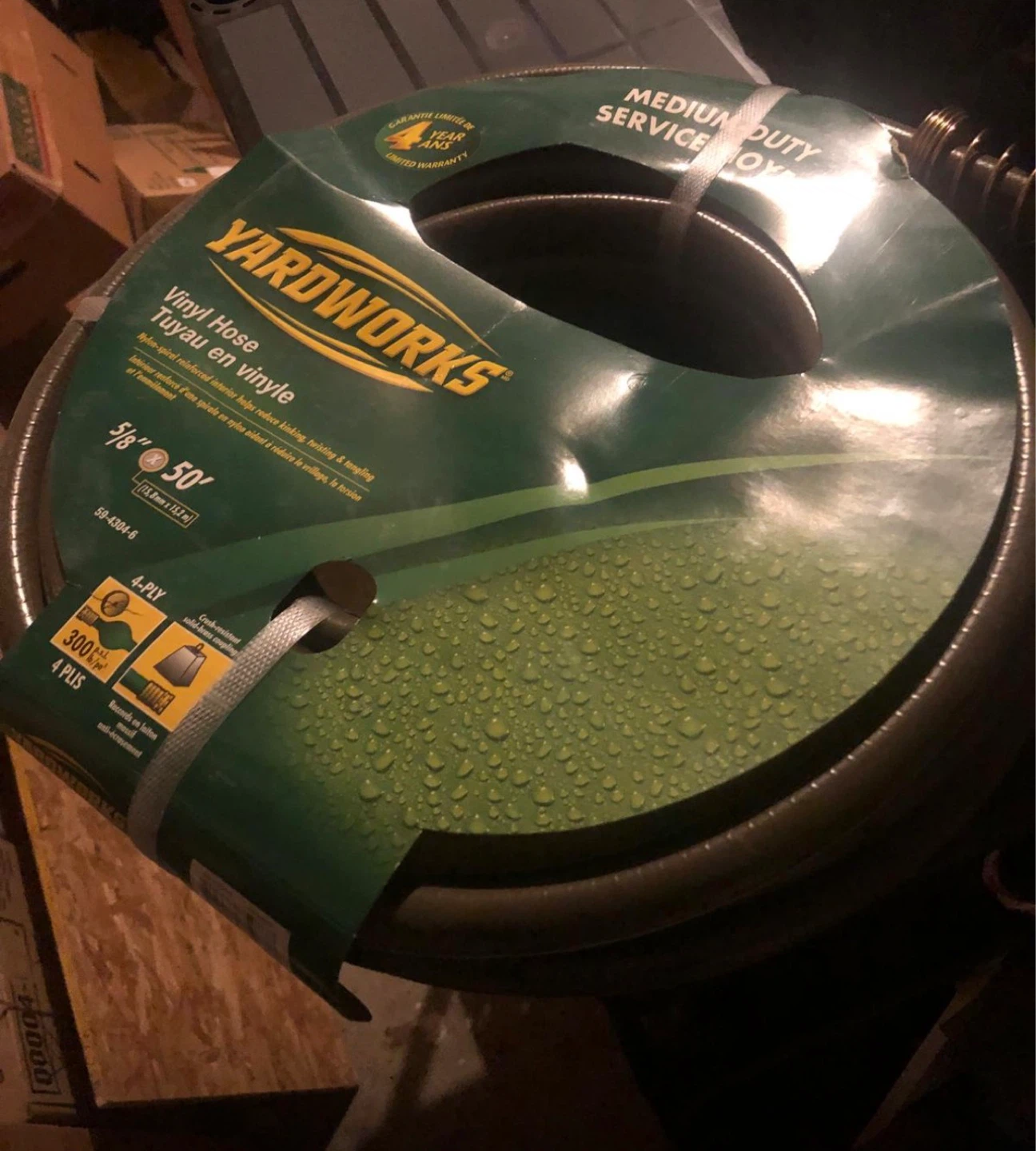 Yardworks Medium Duty Vinyl Hose 50' - photo 3