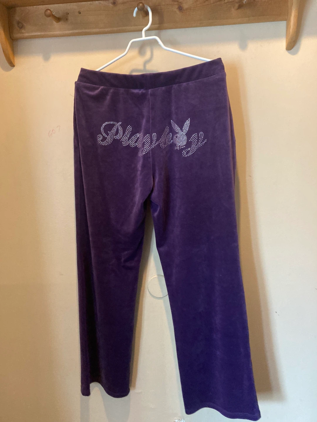 Purple Playboy Velvet tracksuit - photo 5