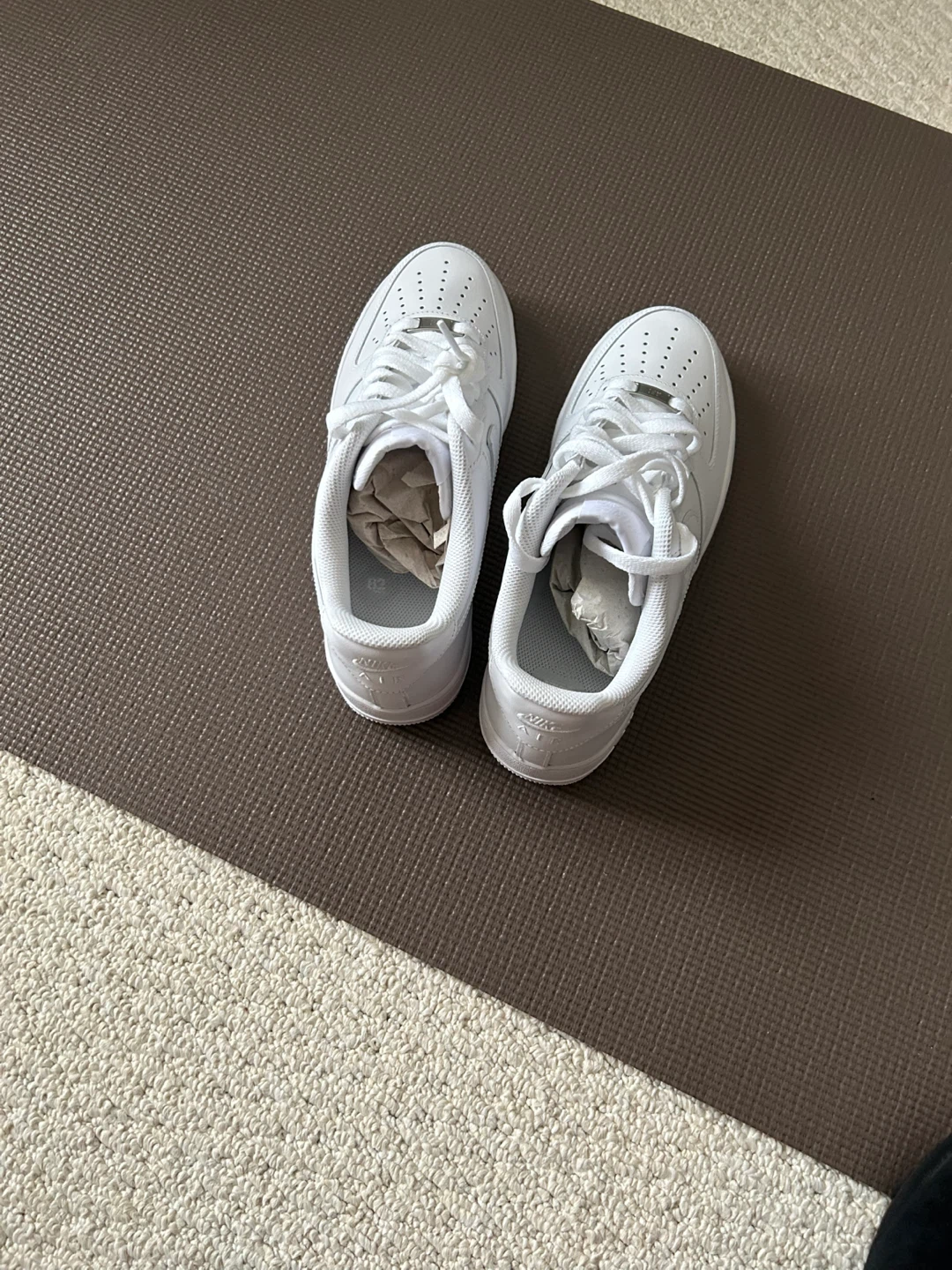 Nike Air Force 1 White Sneakers - photo 3