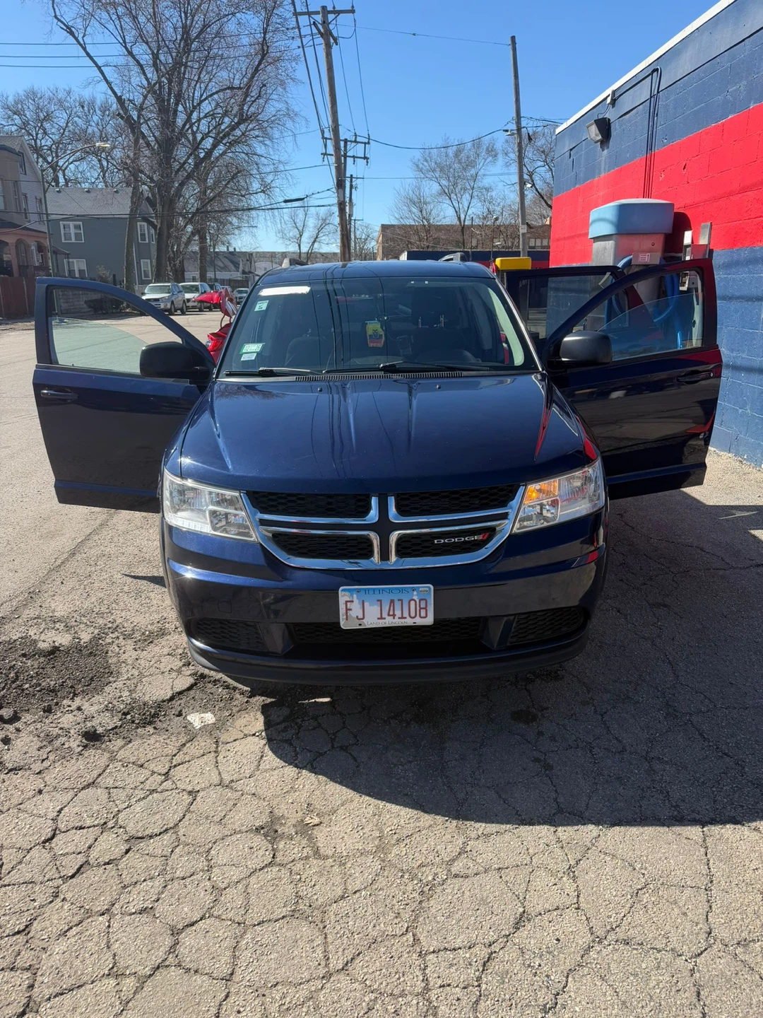 Blue Dodge Journey SUV