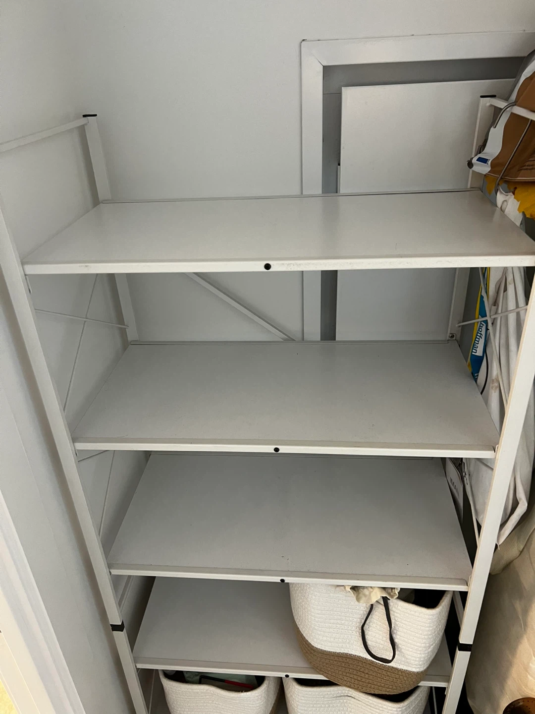 White Shelving Unit - 5 shelves