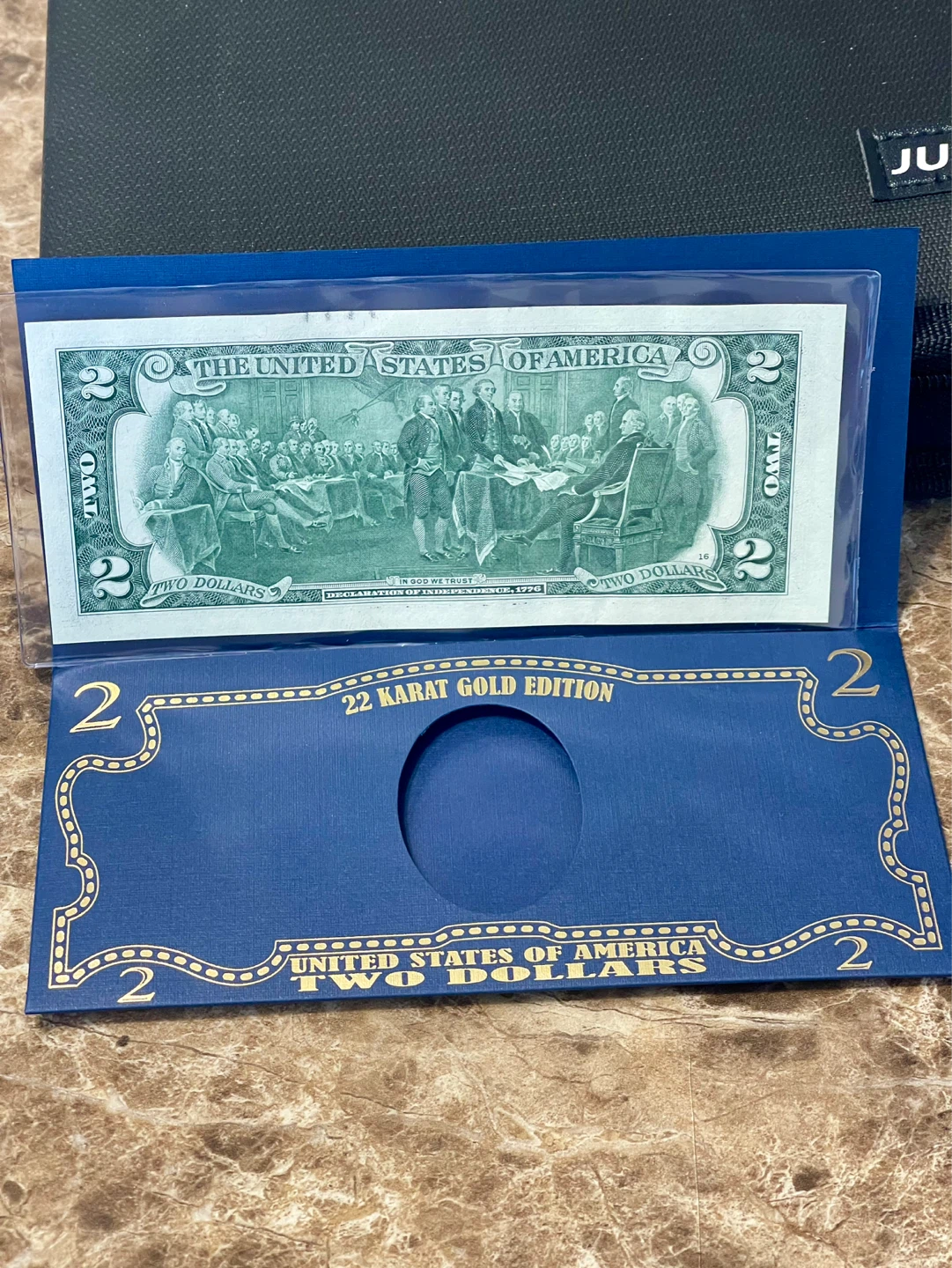 $2 Bill 22 Karat Gold Edition - photo 3