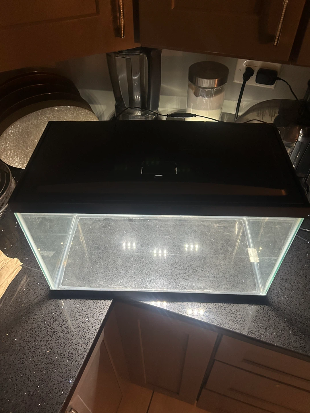 Aquarium Fish Tank with Lid and Light - photo 2