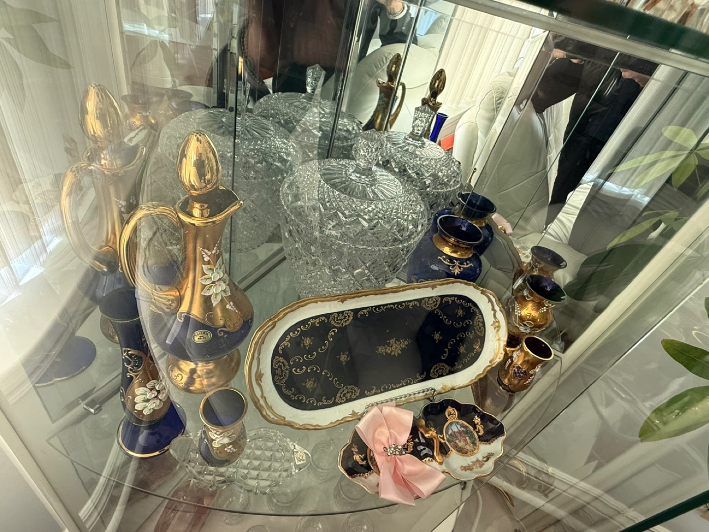 Assorted Crystal Glassware and Decorative Items - photo 3
