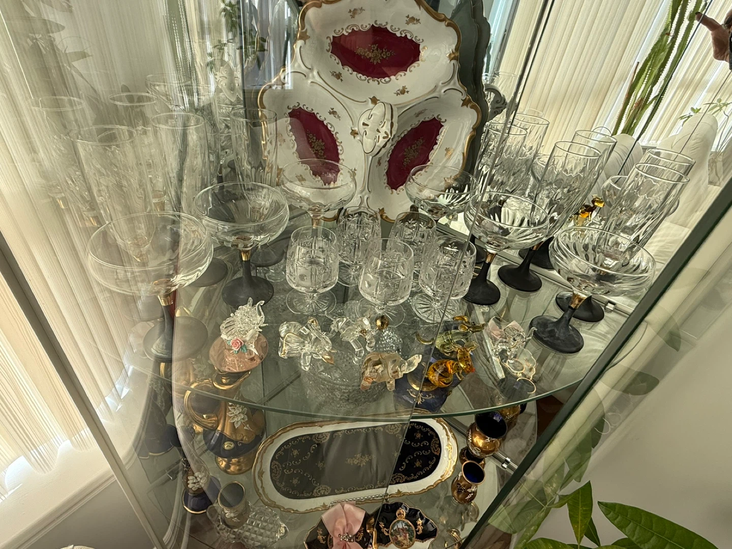 Assorted Crystal Glassware and Decorative Items