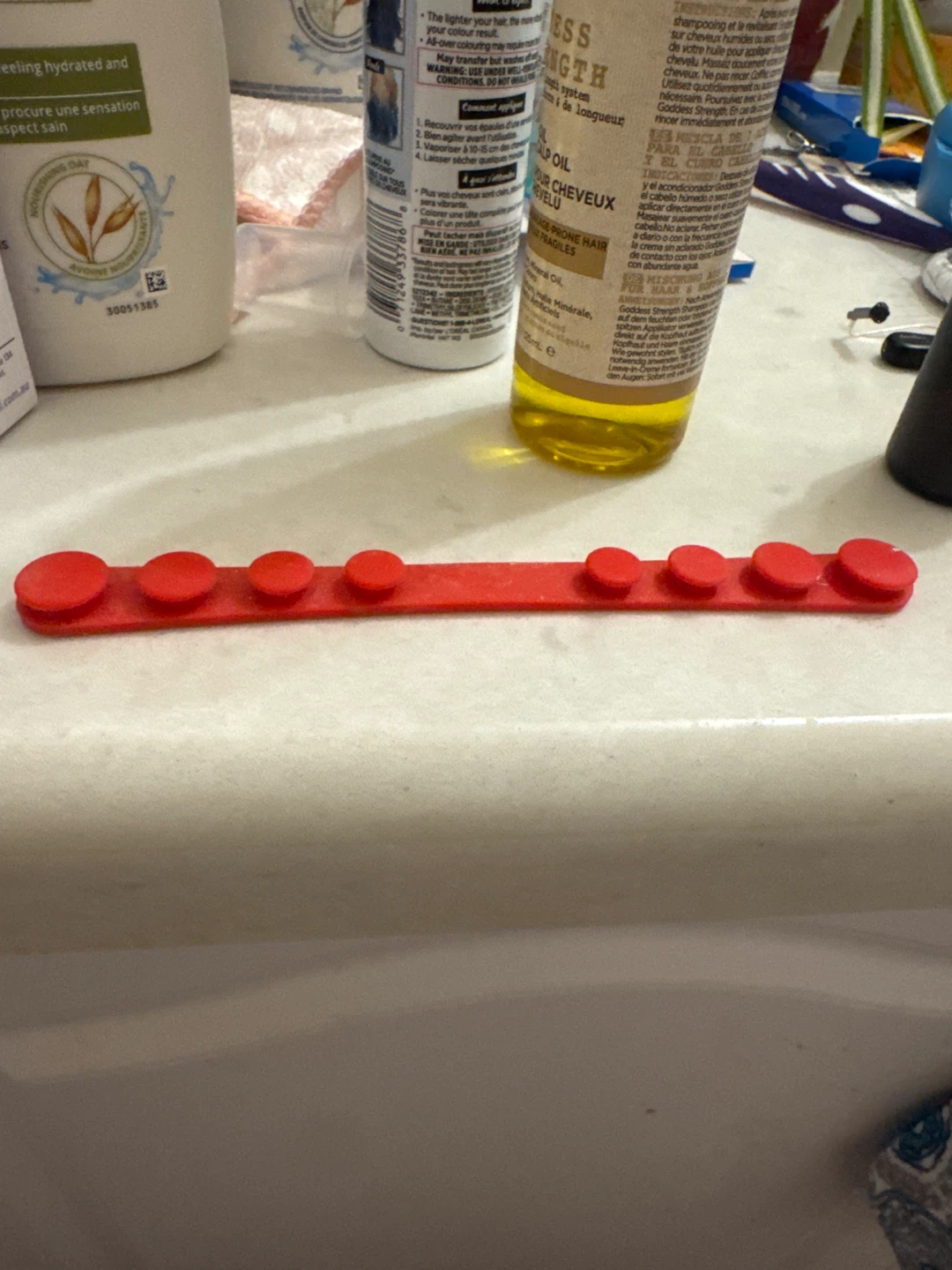 Red Silicone Dispenser Caddy Holder