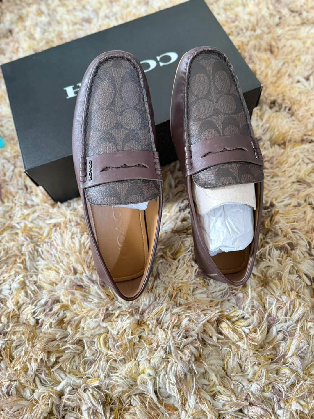 Coach Monogram Loafers - Brown - photo 5