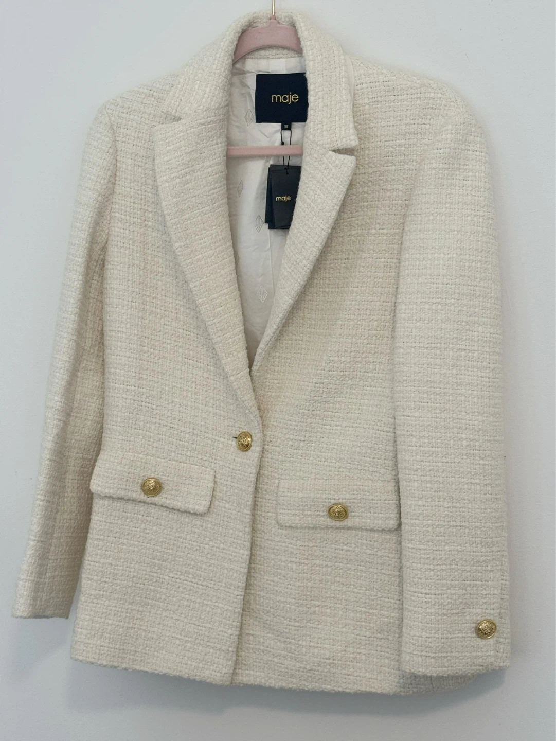 NEW Maje Tweed Blazer