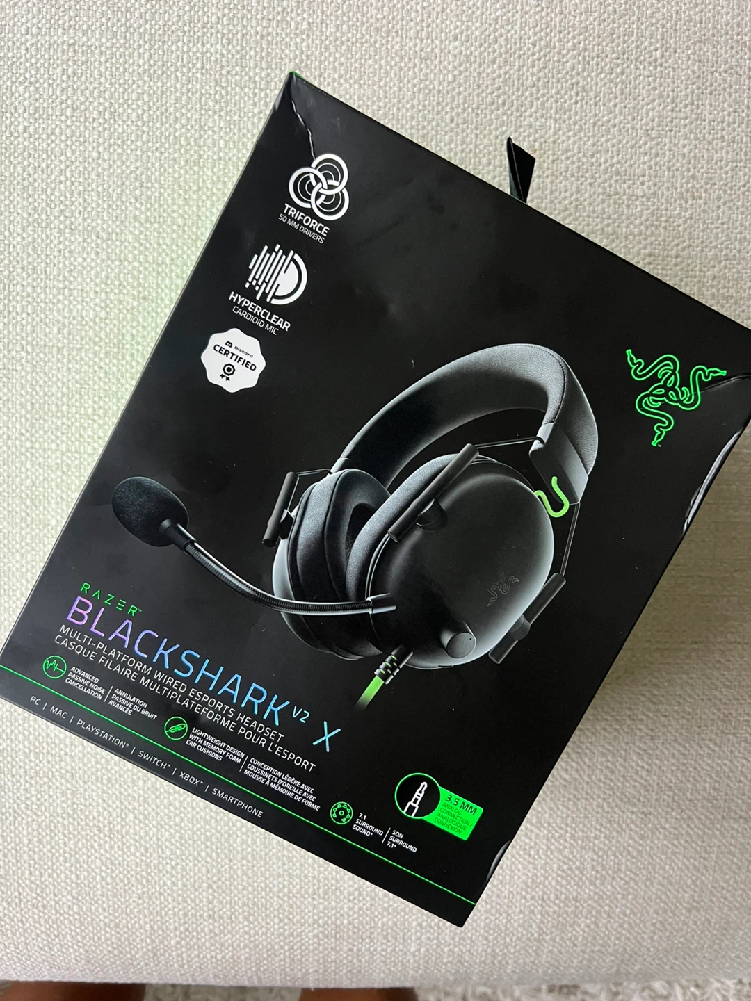Razer Blackshark V2 X Multi-Platform Esports Headset