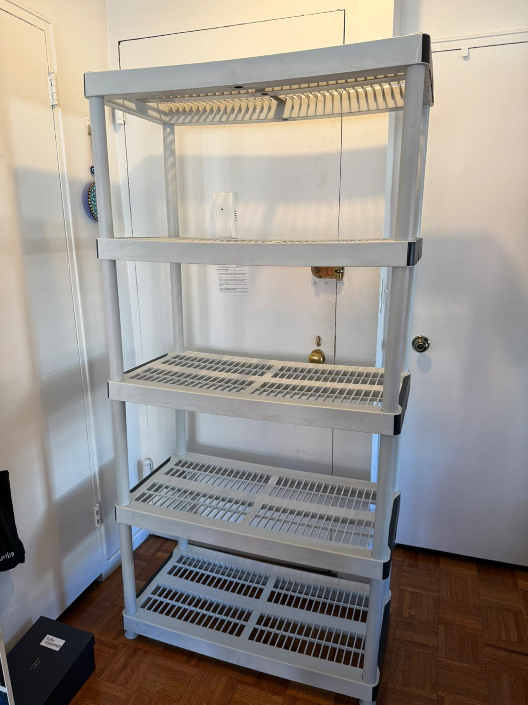 5-Tier Plastic Storage Shelving Unit - photo 2